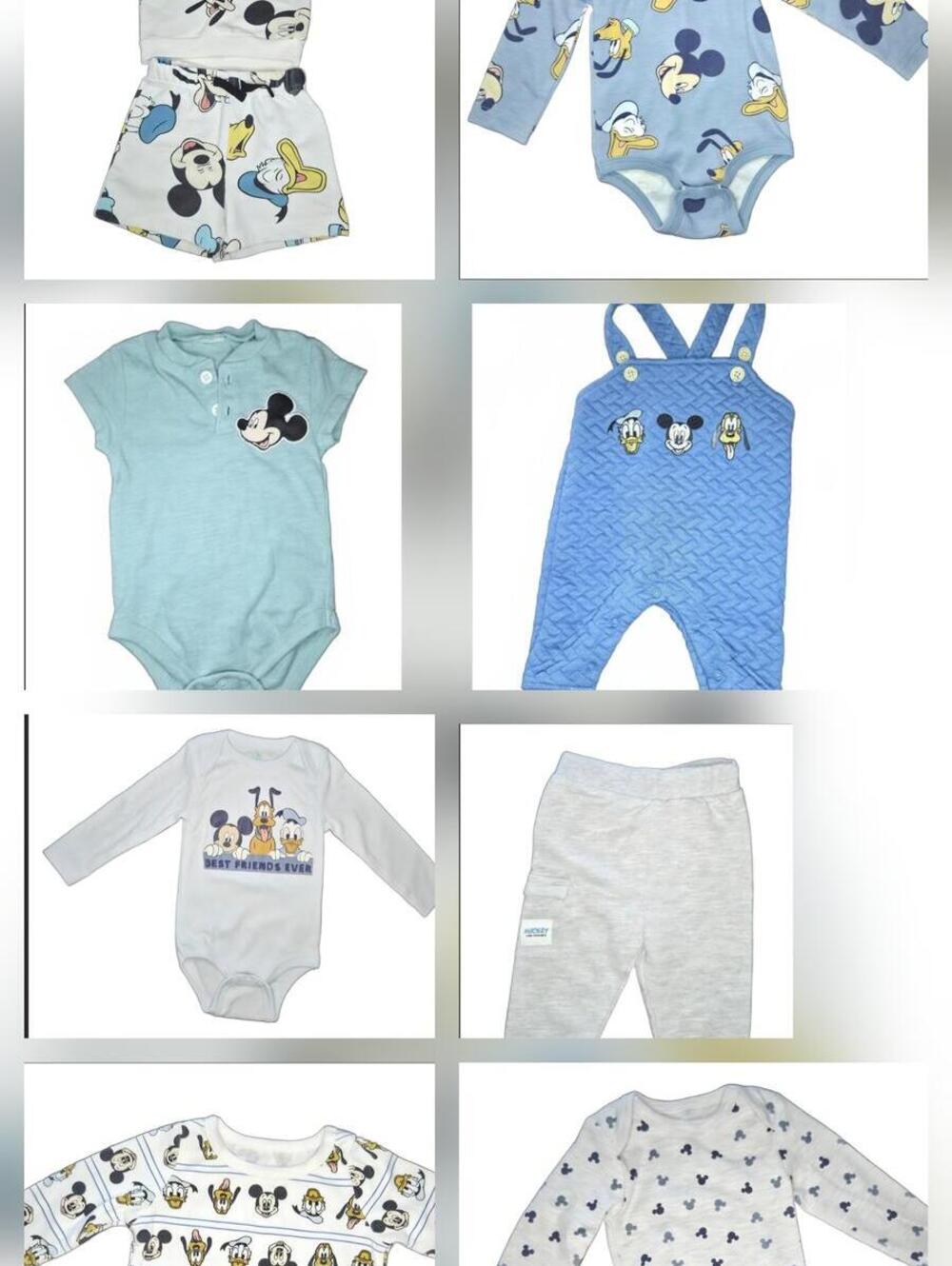 Disney Baby Clothing Bundle with Mickey and Friends Prints
